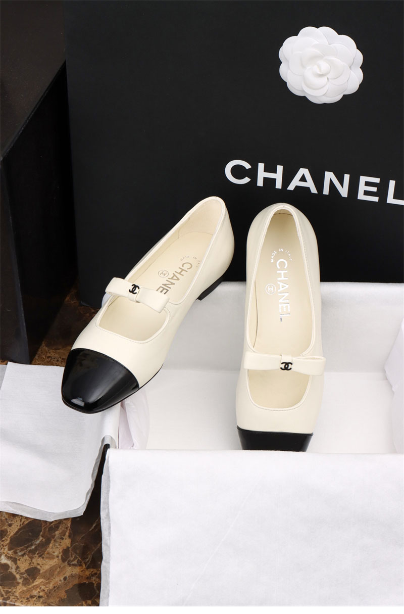 샤넬 샤넬 25B 메리 제인 발레리나 플랫 슈즈 레플리카 14번 이미지 - 신발 | 세미샵 레플리카 사이트