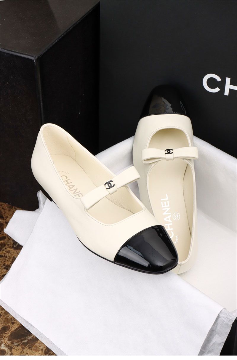 샤넬 샤넬 25B 메리 제인 발레리나 플랫 슈즈 레플리카 2번 이미지 - 신발 | 세미샵 레플리카 사이트