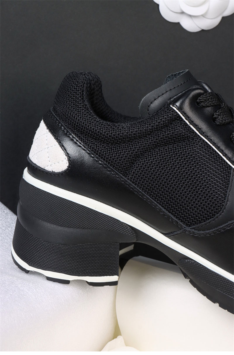 샤넬 샤넬 25K 믹스드 파이버 스니커즈 블랙 레플리카 17번 이미지 - 신발 | 세미샵 레플리카 사이트