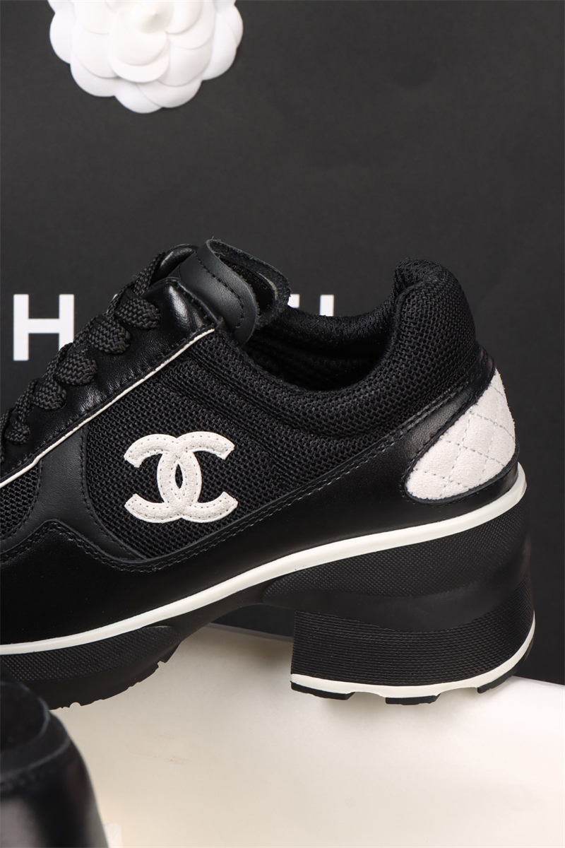 샤넬 샤넬 25K 믹스드 파이버 스니커즈 블랙 레플리카 20번 이미지 - 신발 | 세미샵 레플리카 사이트