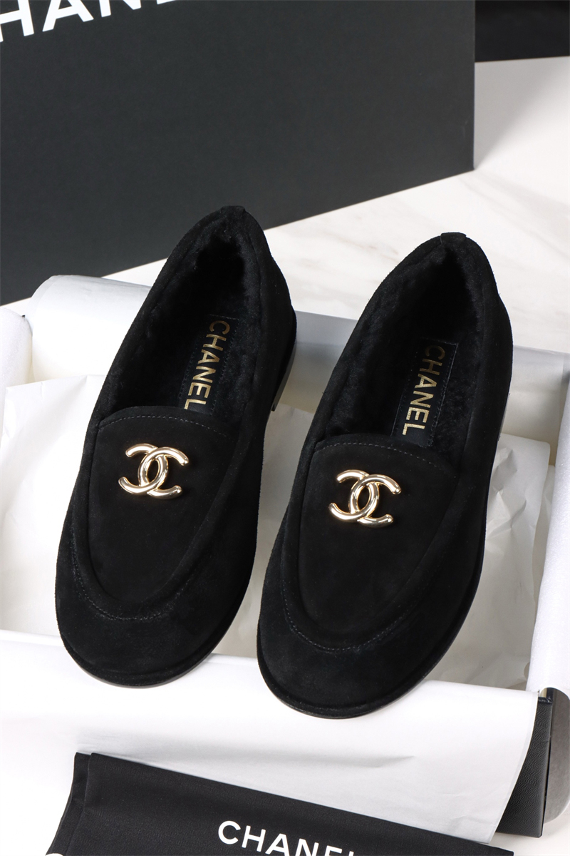 샤넬 샤넬 25K 스웨이드 시어링 모카신 로퍼 레플리카 6번 이미지 - 신발 | 세미샵 레플리카 사이트