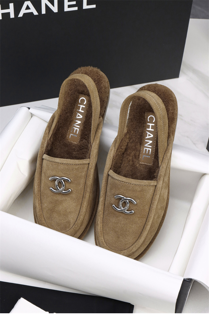 샤넬 샤넬 25K 스웨이드 시어링 모카신 로퍼 레플리카 1번 이미지 - 신발 | 세미샵 레플리카 사이트