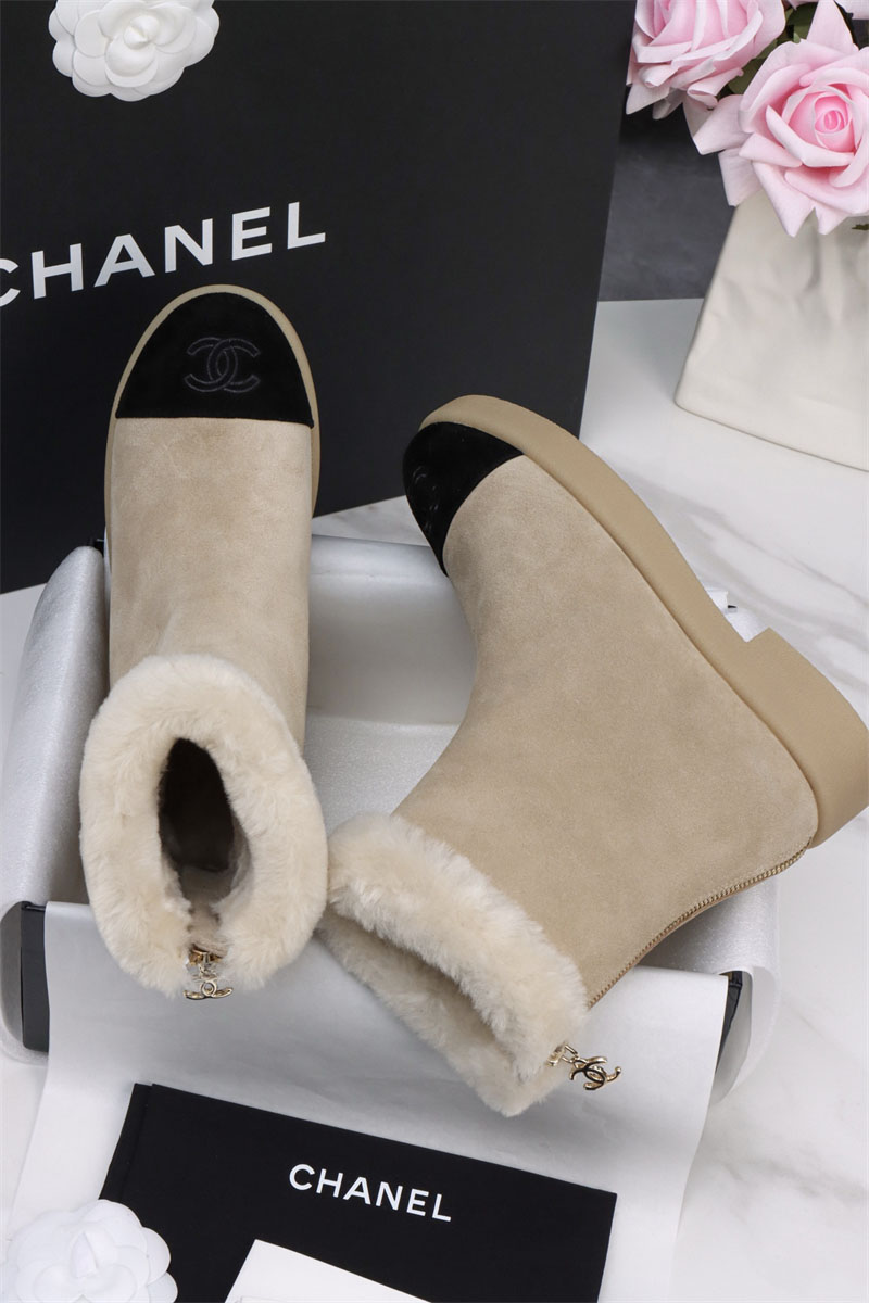 샤넬 샤넬 25K 시어링 숏 부츠 레플리카 6번 이미지 - 신발 | 세미샵 레플리카 사이트