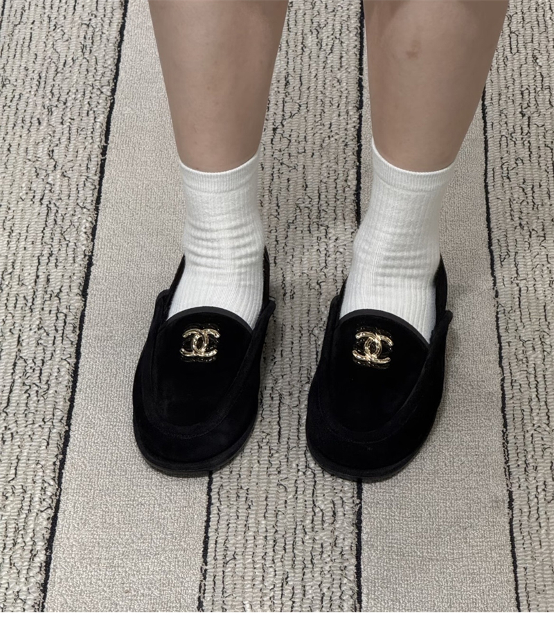 샤넬 샤넬 25K CC로고 시어링 슬링백 뮬 레플리카 6번 이미지 - 신발 | 세미샵 레플리카 사이트