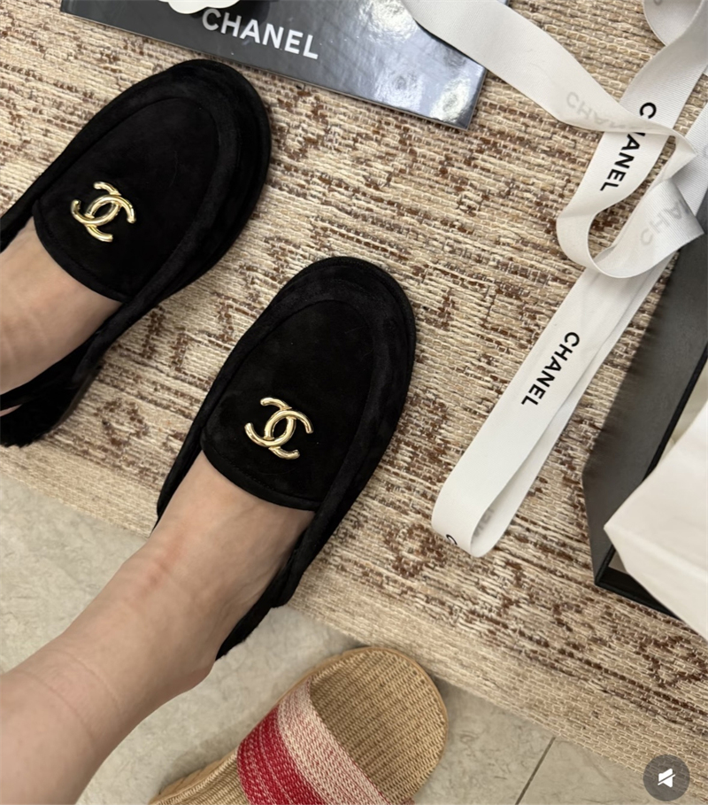 샤넬 샤넬 25K CC로고 시어링 슬링백 뮬 레플리카 12번 이미지 - 신발 | 세미샵 레플리카 사이트