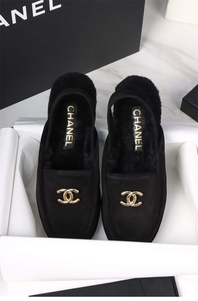 샤넬 샤넬 25K CC로고 시어링 슬링백 뮬 레플리카 10번 이미지 - 신발 | 세미샵 레플리카 사이트