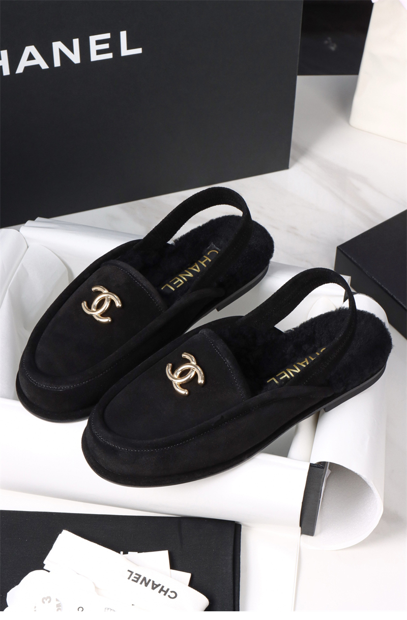 샤넬 샤넬 25K CC로고 시어링 슬링백 뮬 레플리카 1번 이미지 - 신발 | 세미샵 레플리카 사이트