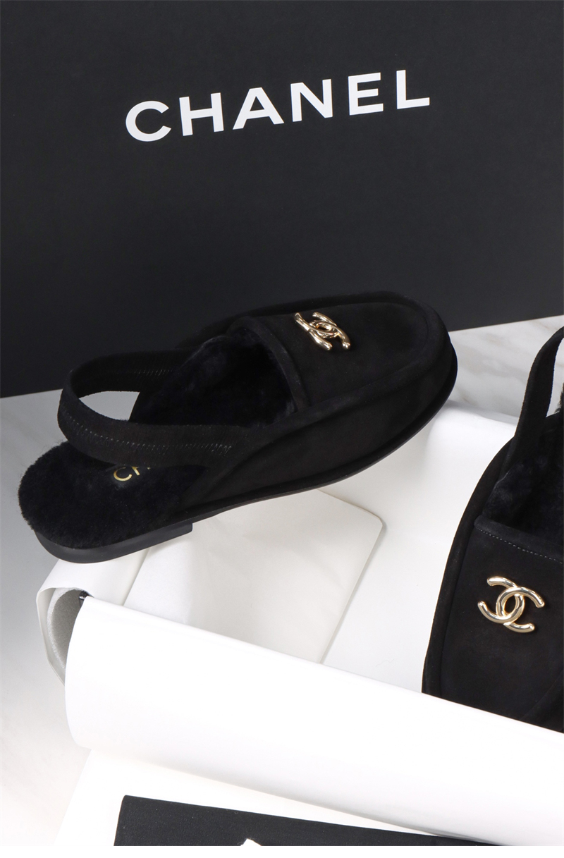 샤넬 샤넬 25K CC로고 시어링 슬링백 뮬 레플리카 16번 이미지 - 신발 | 세미샵 레플리카 사이트