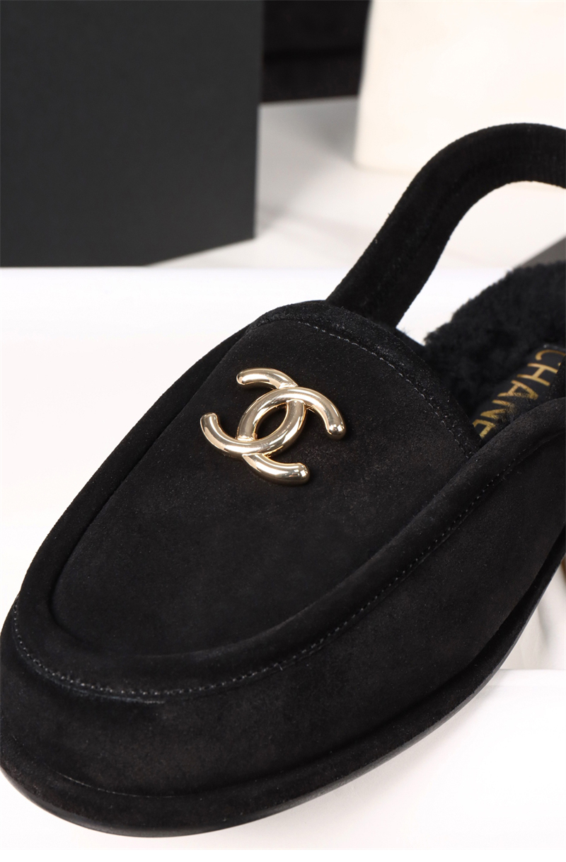 샤넬 샤넬 25K CC로고 시어링 슬링백 뮬 레플리카 7번 이미지 - 신발 | 세미샵 레플리카 사이트