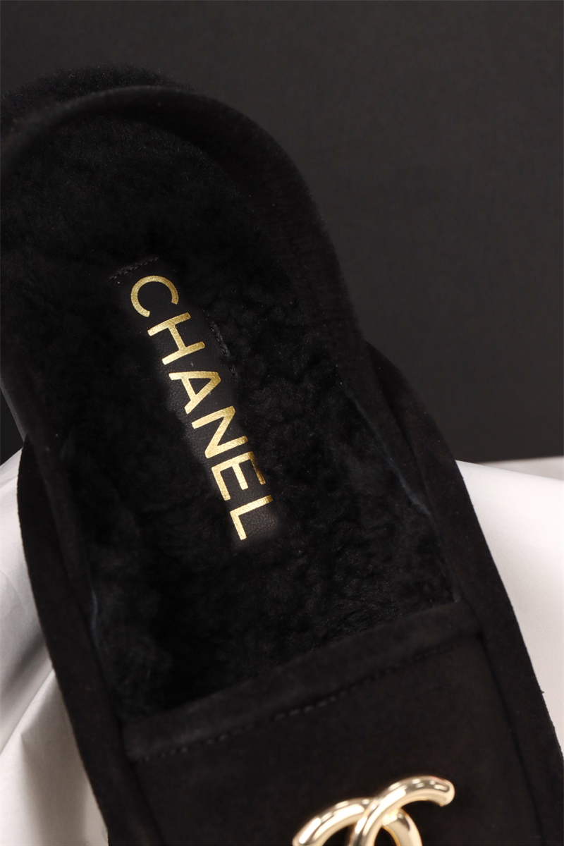 샤넬 샤넬 25K CC로고 시어링 슬링백 뮬 레플리카 9번 이미지 - 신발 | 세미샵 레플리카 사이트