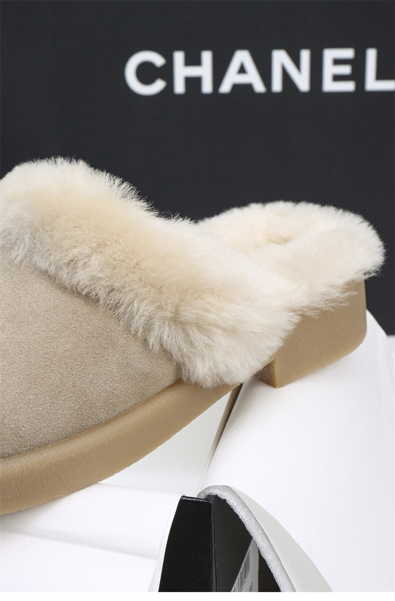 샤넬 샤넬 25 CC로고 시어링 뮬 레플리카 12번 이미지 - 신발 | 세미샵 레플리카 사이트