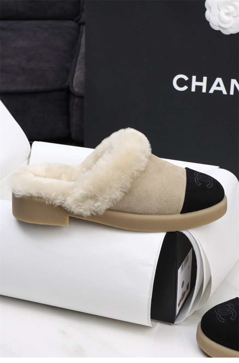 샤넬 샤넬 25 CC로고 시어링 뮬 레플리카 14번 이미지 - 신발 | 세미샵 레플리카 사이트