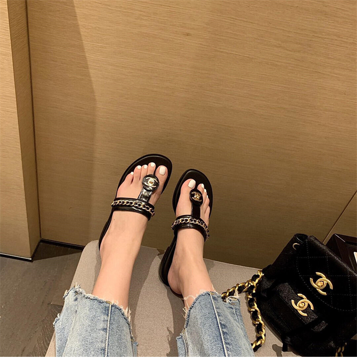 C H A N E L 샤넬 25ss 턴 락 샌들 레플리카 2번 이미지 - 신발 | 세미샵 레플리카 사이트