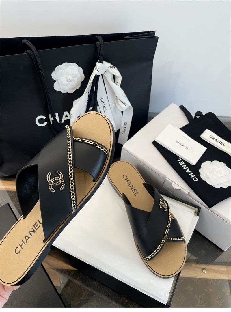 샤넬 샤넬 26C 크루즈 체인 플랫 샌들 레플리카 9번 이미지 - 신발 | 세미샵 레플리카 사이트