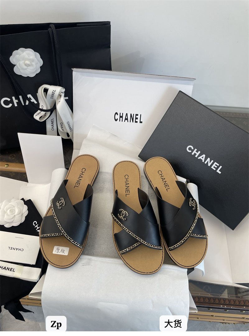 샤넬 샤넬 26C 크루즈 체인 플랫 샌들 레플리카 14번 이미지 - 신발 | 세미샵 레플리카 사이트