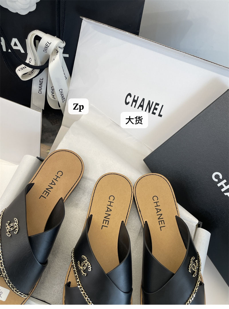 샤넬 샤넬 26C 크루즈 체인 플랫 샌들 레플리카 5번 이미지 - 신발 | 세미샵 레플리카 사이트