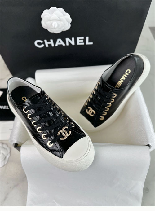 샤넬 샤넬 CC로고 블랙 금장 팬던트 플랫폼 스니커즈 레플리카 11번 이미지 - 신발 | 세미샵 레플리카 사이트
