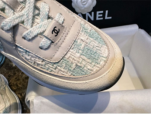 C H A N E L 샤넬 CC로고 코튼 트위드 스니커즈 레플리카 12번 이미지 - 신발 | 세미샵 레플리카 사이트