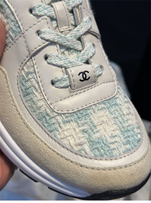 C H A N E L 샤넬 CC로고 코튼 트위드 스니커즈 레플리카 13번 이미지 - 신발 | 세미샵 레플리카 사이트