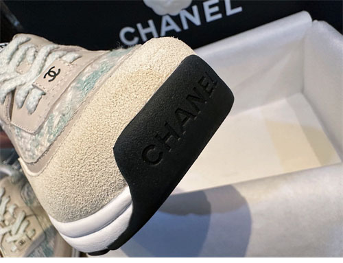 C H A N E L 샤넬 CC로고 코튼 트위드 스니커즈 레플리카 15번 이미지 - 신발 | 세미샵 레플리카 사이트