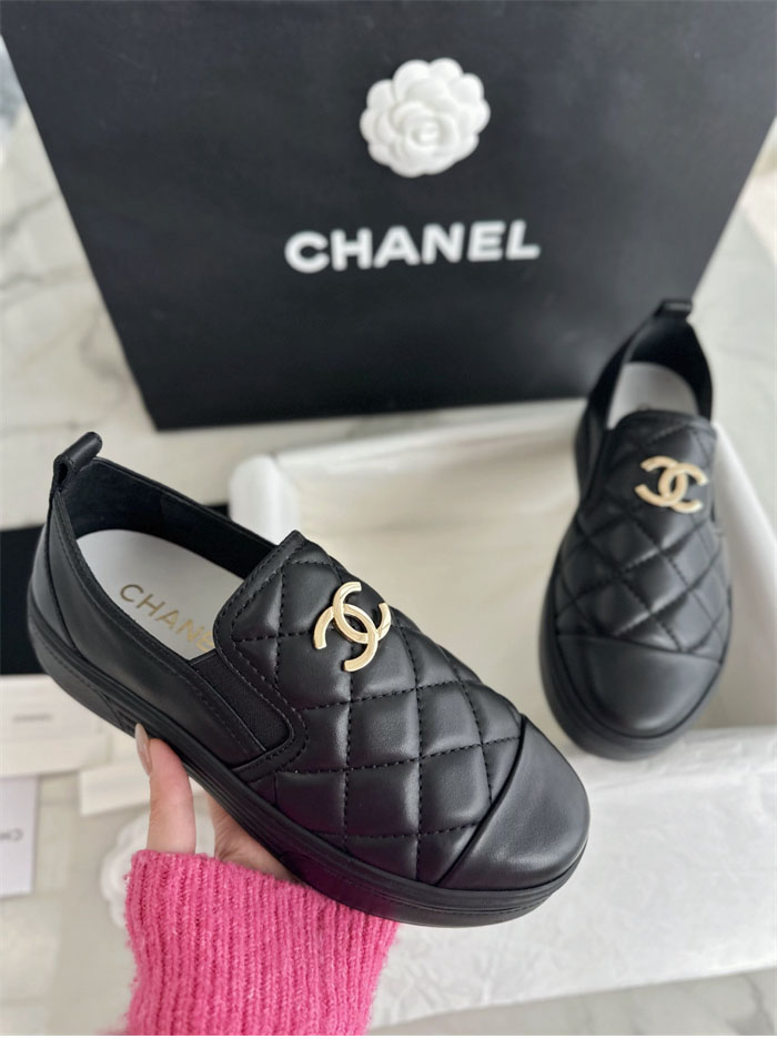 C H A N E L 샤넬 CC로고 퀼팅 슬립온 레플리카 9번 이미지 - 신발 | 세미샵 레플리카 사이트