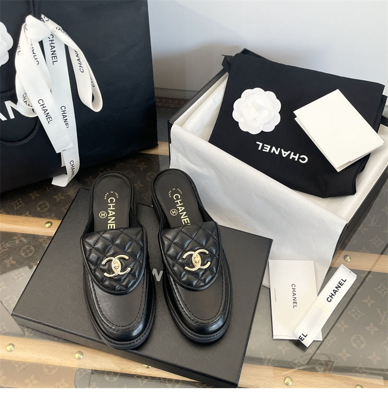 샤넬 샤넬 CC로고 턴락 뮬 블로퍼 레플리카 1번 이미지 - 신발 | 세미샵 레플리카 사이트