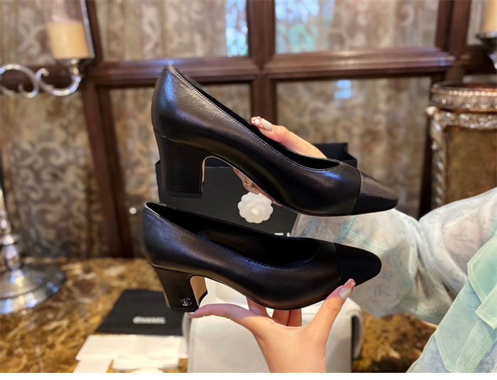 C H A N E L 샤넬 cc로고 통굽 펌프스 레플리카 7번 이미지 - 신발 | 세미샵 레플리카 사이트