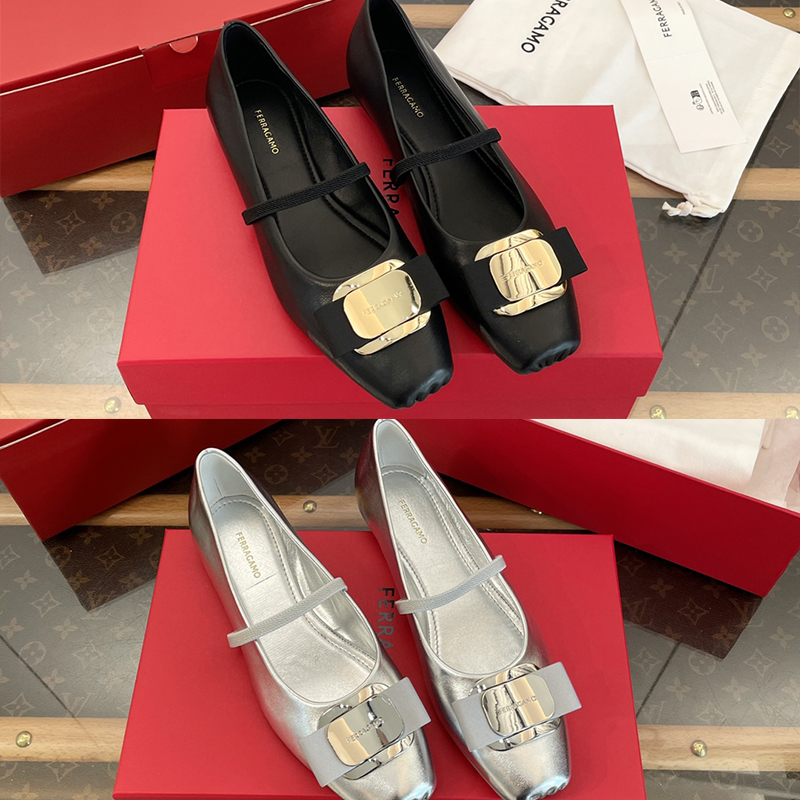 Ferragamo 페레가모 뉴 바라 플레이트 발레플랫 레플리카 1번 이미지 - 신발 | 세미샵 레플리카 사이트