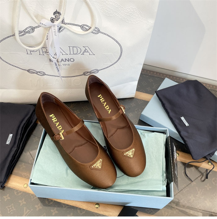 P R A D A 프라다 나파 가죽 발레리나 슈즈 레플리카 14번 이미지 - 신발 | 세미샵 레플리카 사이트