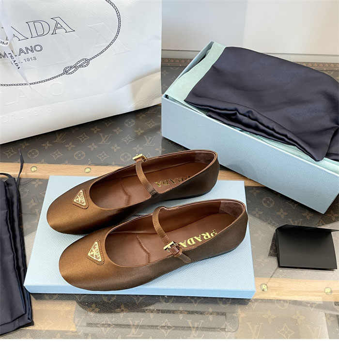 P R A D A 프라다 나파 가죽 발레리나 슈즈 레플리카 15번 이미지 - 신발 | 세미샵 레플리카 사이트