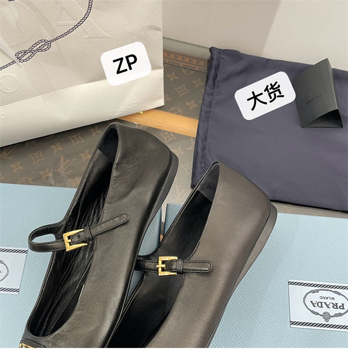 P R A D A 프라다 나파 가죽 발레리나 슈즈 레플리카 22번 이미지 - 신발 | 세미샵 레플리카 사이트