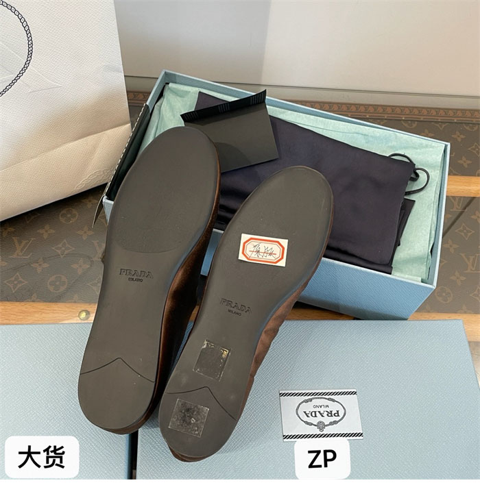 P R A D A 프라다 나파 가죽 발레리나 슈즈 레플리카 26번 이미지 - 신발 | 세미샵 레플리카 사이트