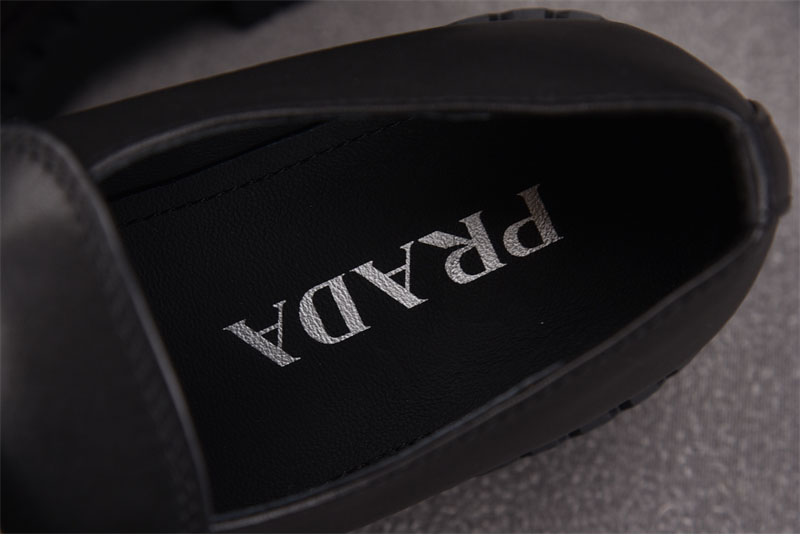 P R A D A 프라다 브러쉬드 레더 러버 솔 로퍼 레플리카 7번 이미지 - 신발 | 세미샵 레플리카 사이트