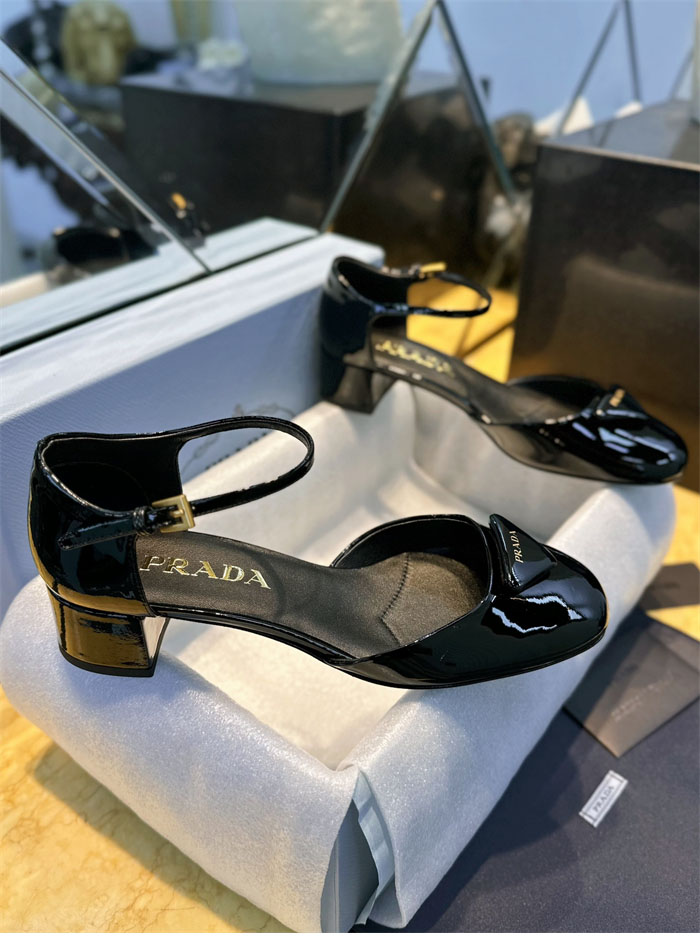 P R A D A 프라다 페이턴트 레더 슬링백 펌프스 레플리카 3번 이미지 - 신발 | 세미샵 레플리카 사이트