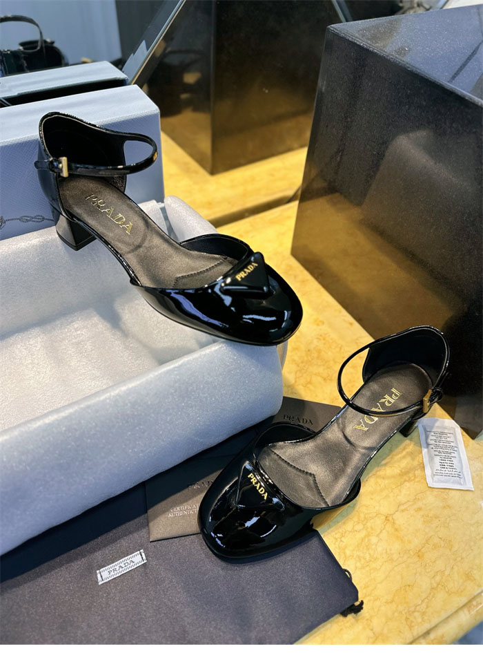 P R A D A 프라다 페이턴트 레더 슬링백 펌프스 레플리카 5번 이미지 - 신발 | 세미샵 레플리카 사이트