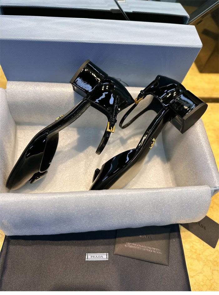 P R A D A 프라다 페이턴트 레더 슬링백 펌프스 레플리카 6번 이미지 - 신발 | 세미샵 레플리카 사이트