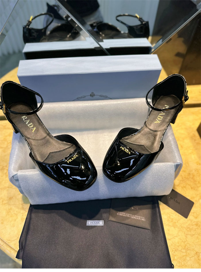 P R A D A 프라다 페이턴트 레더 슬링백 펌프스 레플리카 7번 이미지 - 신발 | 세미샵 레플리카 사이트