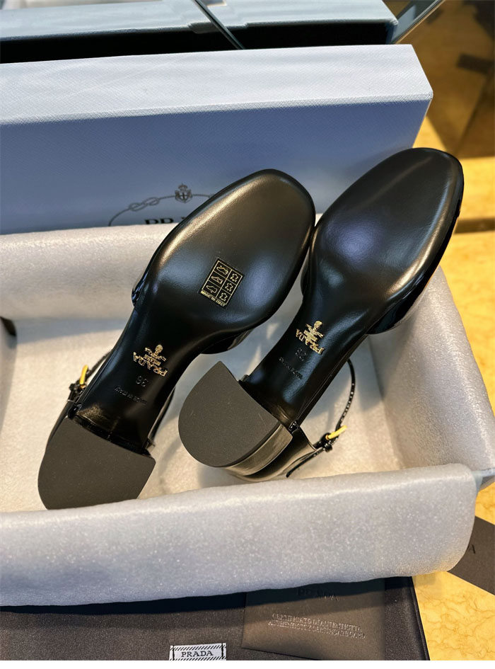 P R A D A 프라다 페이턴트 레더 슬링백 펌프스 레플리카 10번 이미지 - 신발 | 세미샵 레플리카 사이트