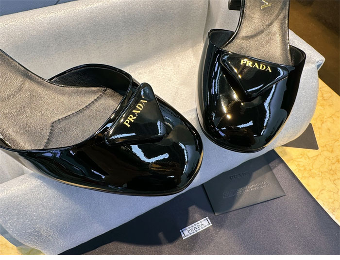 P R A D A 프라다 페이턴트 레더 슬링백 펌프스 레플리카 11번 이미지 - 신발 | 세미샵 레플리카 사이트