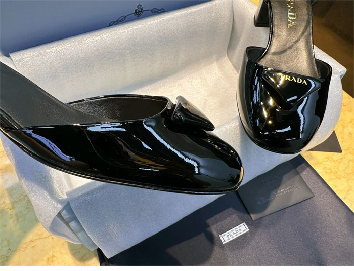 P R A D A 프라다 페이턴트 레더 슬링백 펌프스 레플리카 12번 이미지 - 신발 | 세미샵 레플리카 사이트