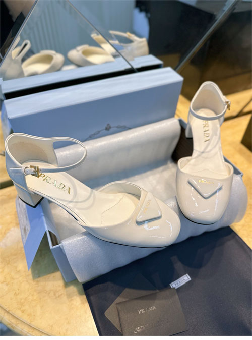 P R A D A 프라다 페이턴트 레더 슬링백 펌프스 레플리카 5번 이미지 - 신발 | 세미샵 레플리카 사이트