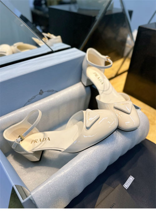 P R A D A 프라다 페이턴트 레더 슬링백 펌프스 레플리카 9번 이미지 - 신발 | 세미샵 레플리카 사이트
