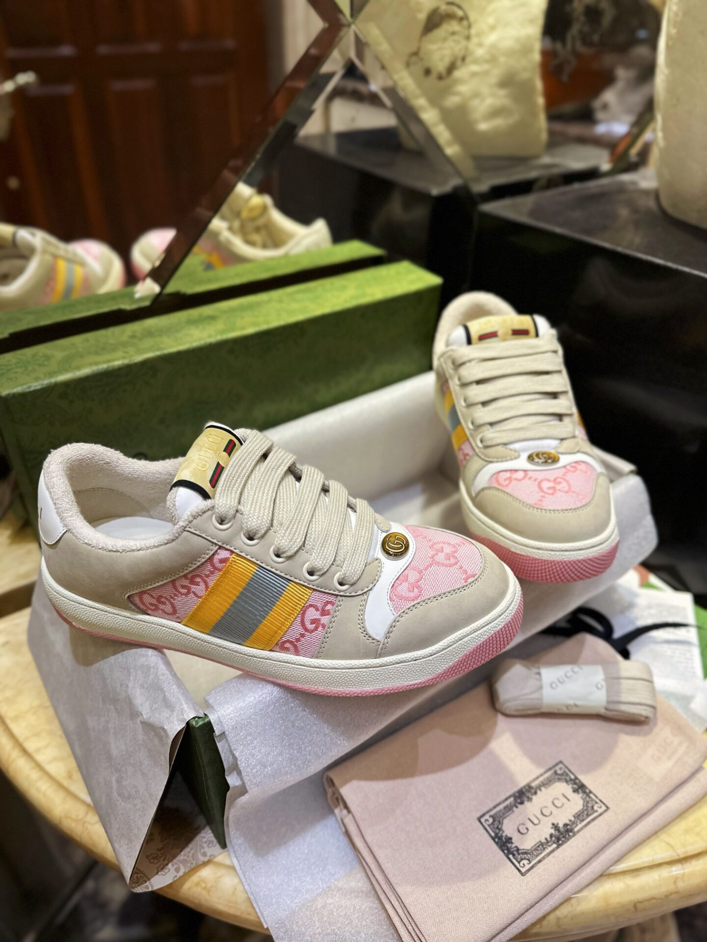 구찌 GG 모티브 스크리너 스니커즈 “35SIZE – 40SIZE” - 상세 이미지