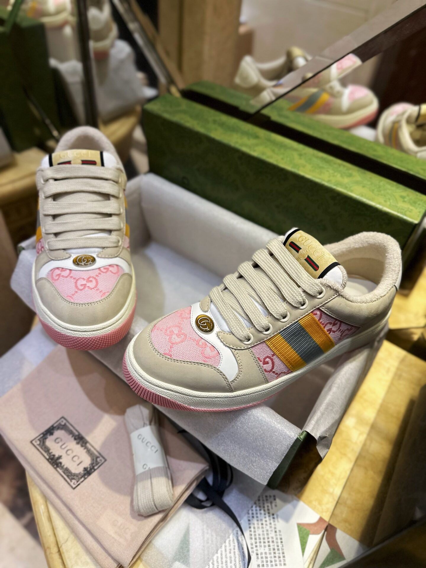 구찌 GG 모티브 스크리너 스니커즈 “35SIZE – 40SIZE” - 상세 이미지
