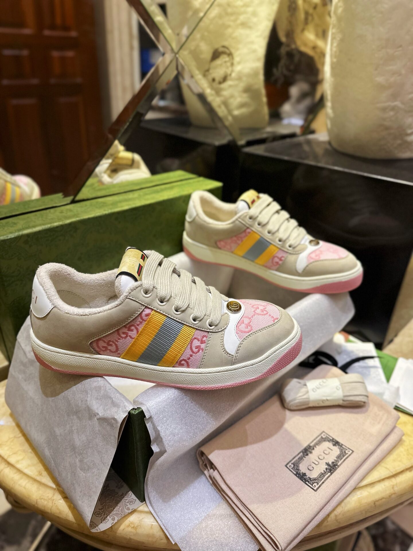 구찌 GG 모티브 스크리너 스니커즈 “35SIZE – 40SIZE” - 상세 이미지