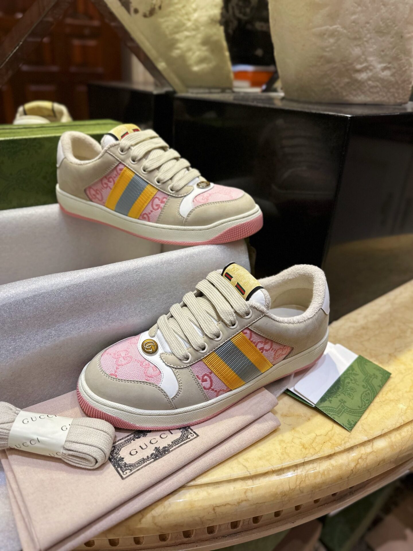 구찌 GG 모티브 스크리너 스니커즈 “35SIZE – 40SIZE” - 상세 이미지
