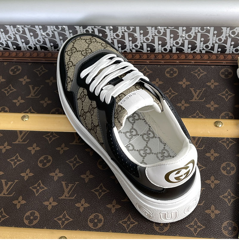 Gucci 구찌 GG 캔버스 스니커즈 베이지 블랙 수프림 레플리카 11번 이미지 - 신발 | 세미샵 레플리카 사이트