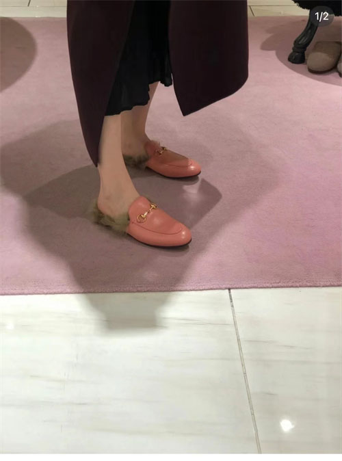 Gucci 구찌 프린트다운 뮬 블로퍼 슬리퍼 레플리카 3번 이미지 - 신발 | 세미샵 레플리카 사이트