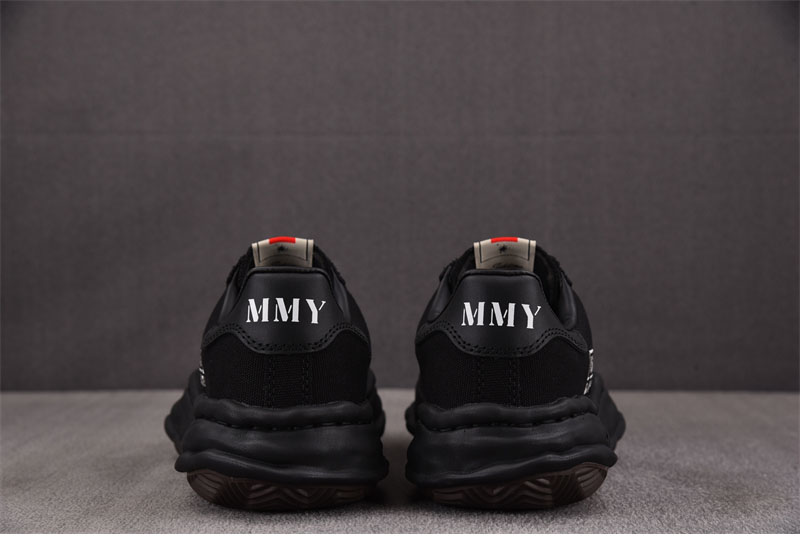 *기타 메종 미하라 야스히로 블레이키 OG 솔 캔버스 로우 스니커즈 블랙 레플리카 3번 이미지 - 신발 | 세미샵 레플리카 사이트