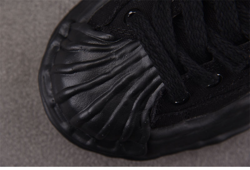 *기타 메종 미하라 야스히로 블레이키 OG 솔 캔버스 로우 스니커즈 블랙 레플리카 6번 이미지 - 신발 | 세미샵 레플리카 사이트